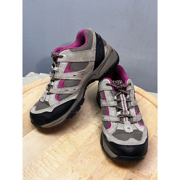 LL Bean Tek 2.5 Waterproof Shoes Women's 7 Tan Pink Hiking Outdoors Classic - Picture 1 of 10